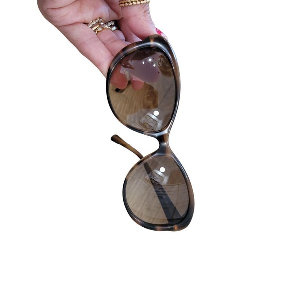 Vintage Womens Valentino V635S 261 135mm Frames Tortoise Cat Eye 1980\'s main image 8